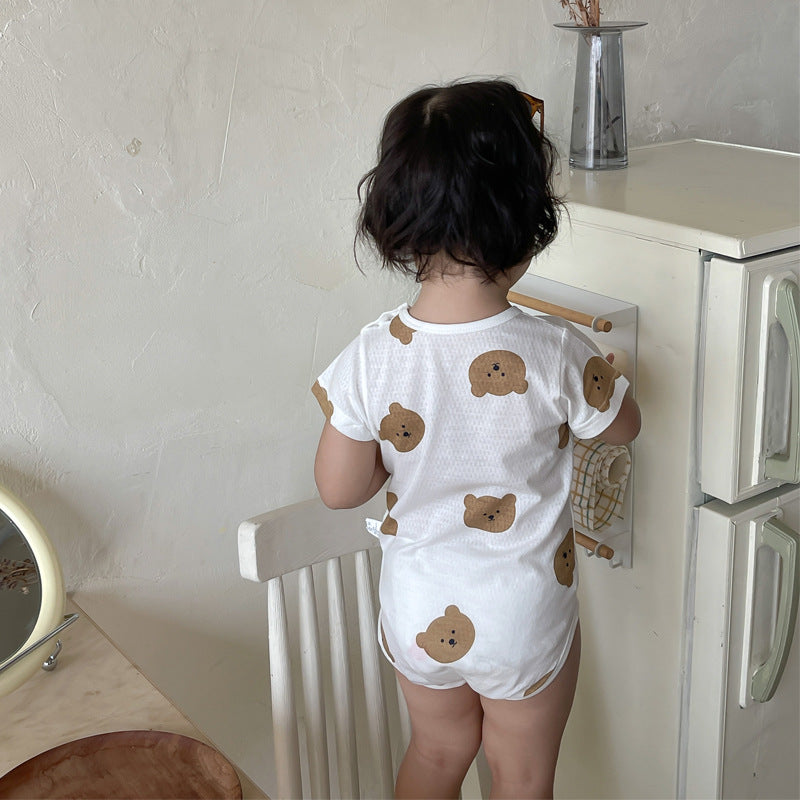 【Promesa】100% Cotton Breathable Gauze Romper