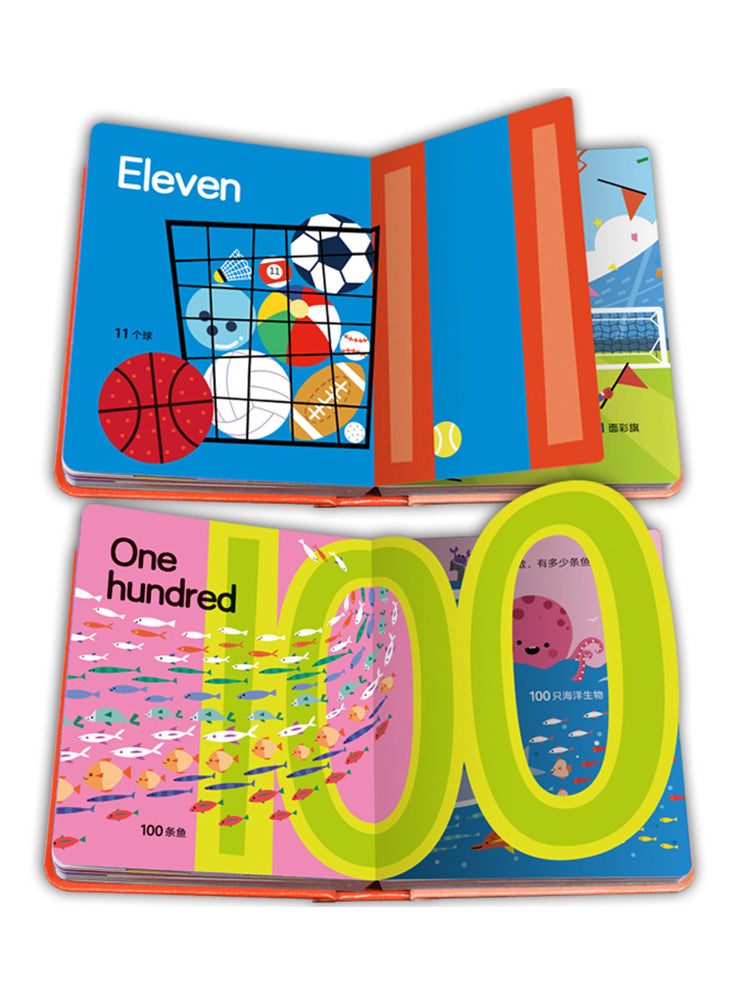 【Promesa PREORDER】England Kids Numeral 123 Early Educational Dictionary (1-5yrs)