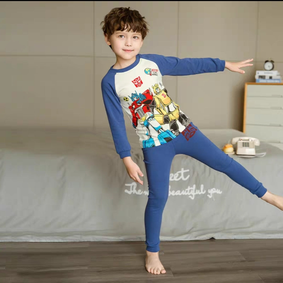 【Promesa】100% Cotton Transformer Pajamas
