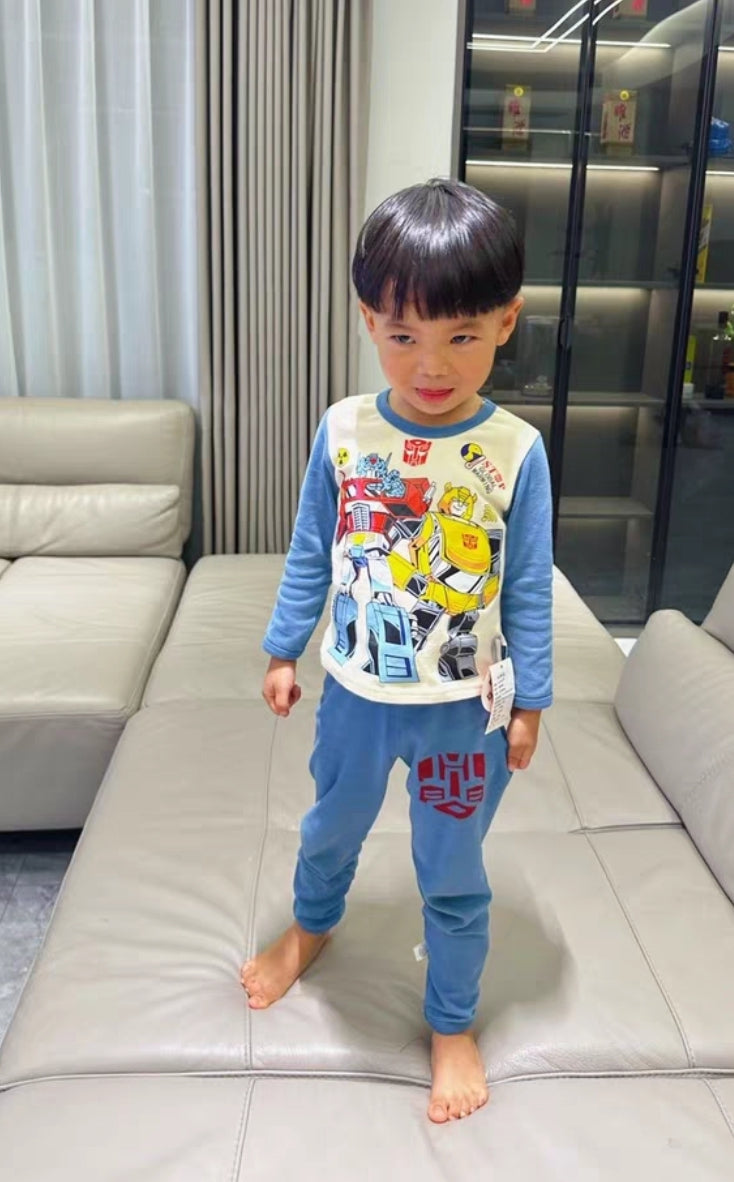 【Promesa】100% Cotton Transformer Pajamas