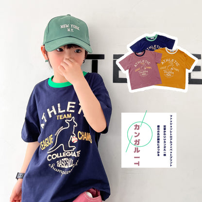 2022 Kids Summer Designer Kangaroo T-shirt