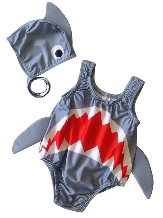 儿童鲨鱼可爱泳装 Kid Cute Shark Swimsuit